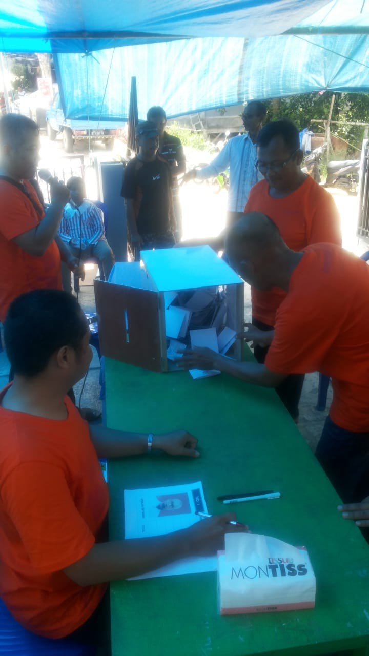Pemilihan Ketua RT.014 Kelurahan Karang Anyar pada Hari MINGGU, 24 Februari 2019.