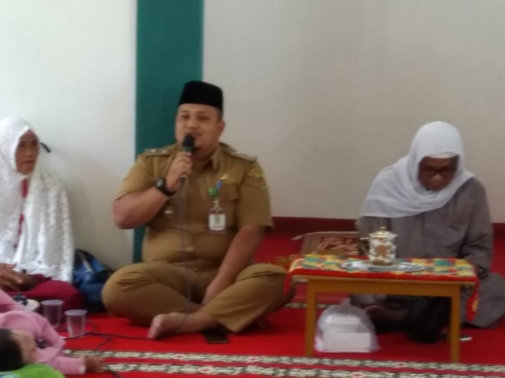 01-04-2019, Kegiatan peringatan Isra Miraj Nabi Muhammad SAW yang dilaksanakan oleh Majelis Asyifa Kel. Karang Anyar di Mushola Ar-ridho Kantor Kelurahan Karang Anyar