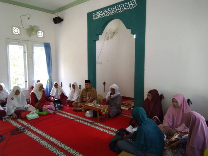 01-04-2019, Kegiatan peringatan Isra Miraj Nabi Muhammad SAW yang dilaksanakan oleh Majelis Asyifa Kel. Karang Anyar di Mushola Ar-ridho Kantor Kelurahan Karang Anyar
