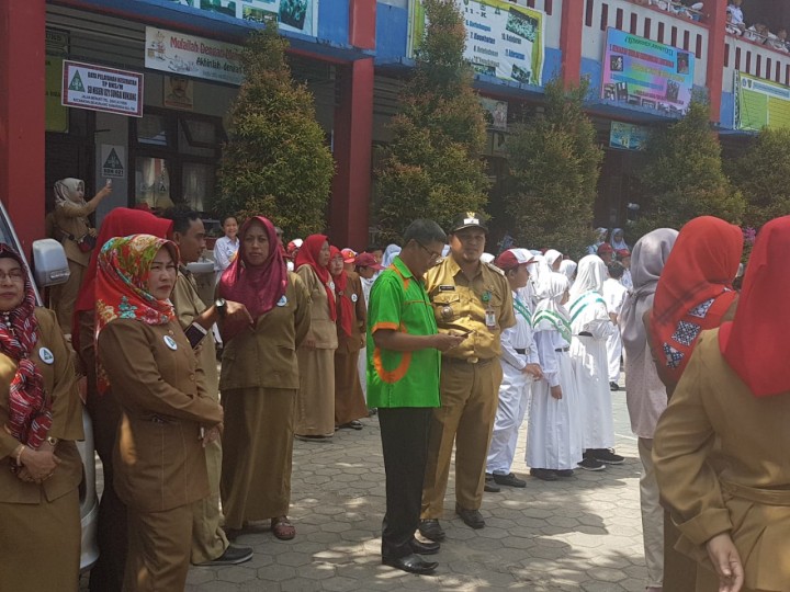 9 april 2019 penilaian lomba sekolah sehat tingkat kota samarinda...perwakilan dari kecamatan sungai kunjang diikuti oleh SD.N 021 Kel.Karang Anyar.