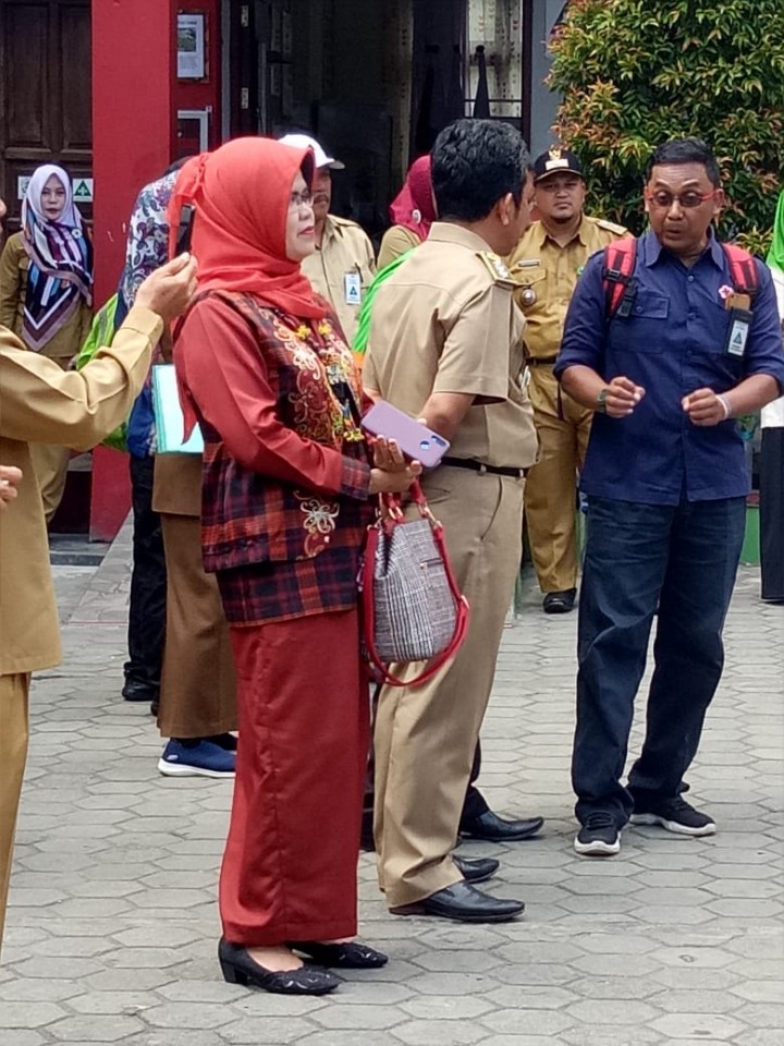 9 april 2019 penilaian lomba sekolah sehat tingkat kota samarinda...perwakilan dari kecamatan sungai kunjang diikuti oleh SD.N 021 Kel.Karang Anyar.