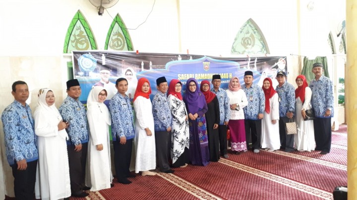 Kegiatan Safari Ramadan Bersama PKK kota Samarinda & dipimpin langsung oleh Ibu Puji Setyowati Jaang di Mesjid At Taqwa Karang Asam Ulu, Senin 20 Mei 2019