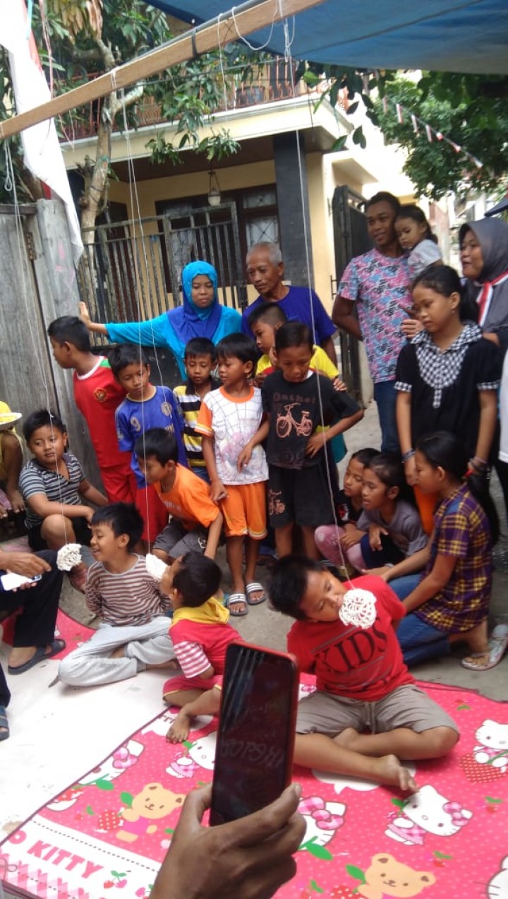 Kegiatan Lomba-Lomba di Kelurahan Karang Anyar dalam rangka Hut Kemerdekaan RI ke 74 Tahun 2019 di wilayah Kel.Karang anyar