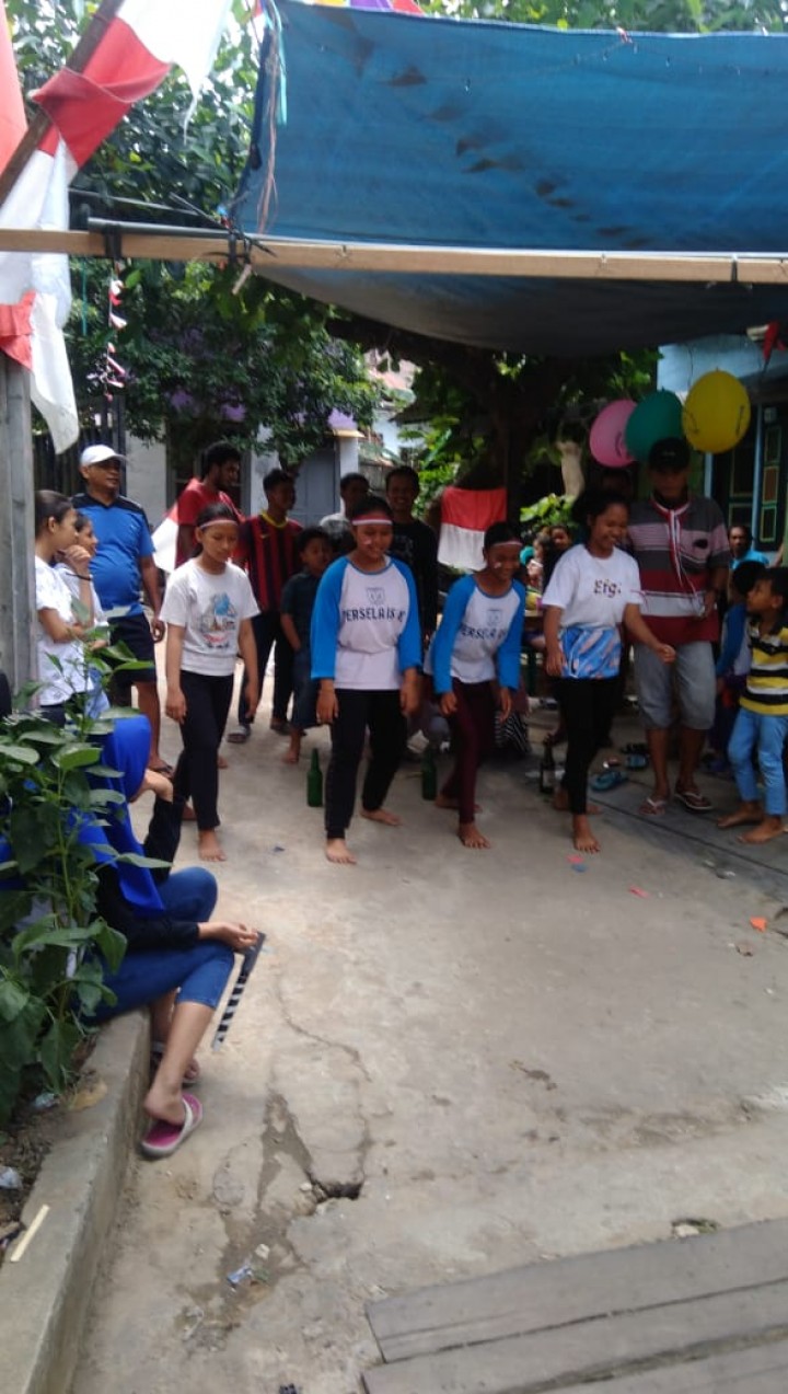 Kegiatan Lomba-Lomba di Kelurahan Karang Anyar dalam rangka Hut Kemerdekaan RI ke 74 Tahun 2019 di wilayah Kel.Karang anyar