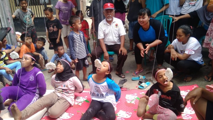 Kegiatan Lomba-Lomba di Kelurahan Karang Anyar dalam rangka Hut Kemerdekaan RI ke 74 Tahun 2019 di wilayah Kel.Karang anyar