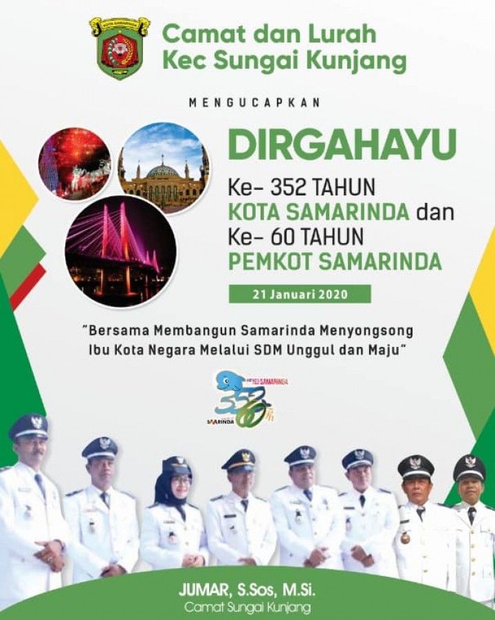 21 Januari 2020, Rangkaian acara dikegiatan Hut Kota yg ke 352 dan Hut Pemkot Samarinda yg ke 60