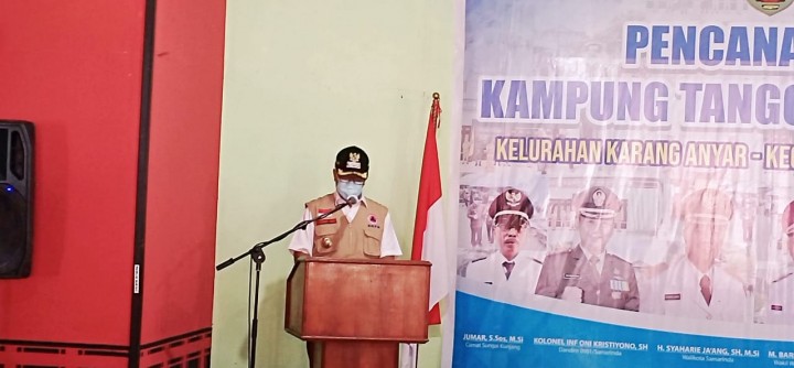 11 Agustus 2020, Kegiatan Pencanangan Kampung Tangguh Covid-19 di Kelurahan Karang Anyar