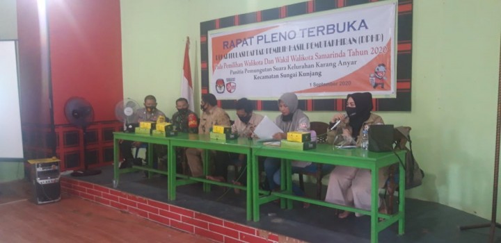 08 September 2020, Rapat Pleno Terbuka Rekapitulasi Daftar Pemilih Hasil Pemutakhiran 2020