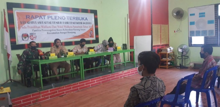 08 September 2020, Rapat Pleno Terbuka Rekapitulasi Daftar Pemilih Hasil Pemutakhiran 2020