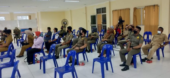 10 November 2020, Kegiatan Rapat kerja sama bersama Satpol PP Kota Samarinda