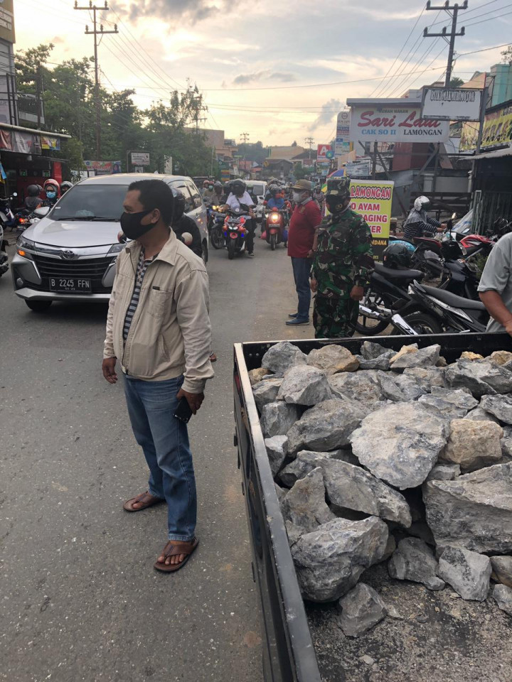 Samarinda, 18 April 2021 Operasi Yustisi Sosialisasi Perwali Samarinda No.13 Tahun 2021.