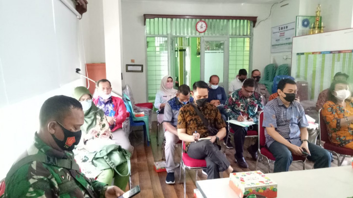 11 Juni 2021, Rakor persiapan vaksin massal di kawasan Sungai Kunjang
