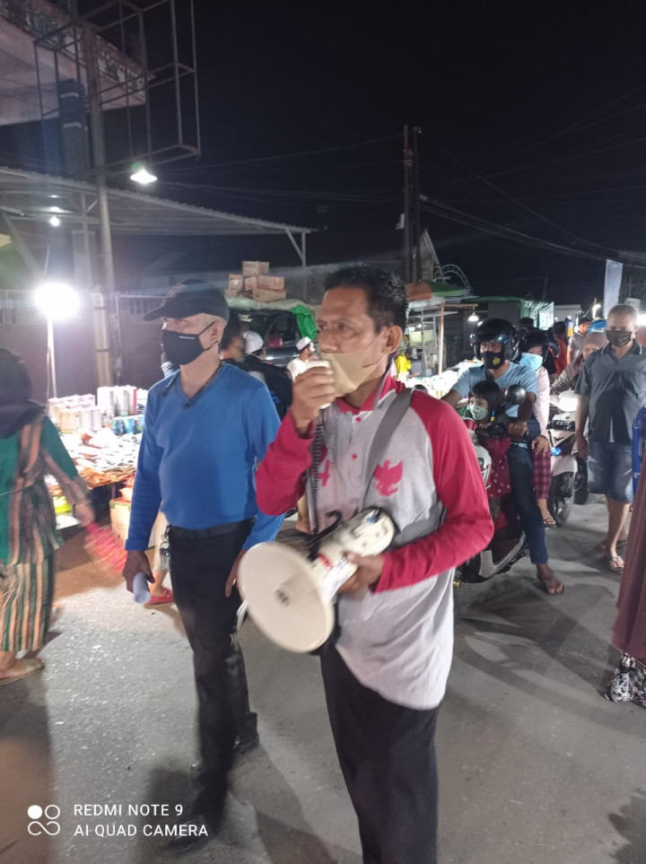 Kegiatan Himbauan dan Penerapan Prokes Covid-19 serta Pelaksanaan PPKM Mikro, 06 Juli 2021