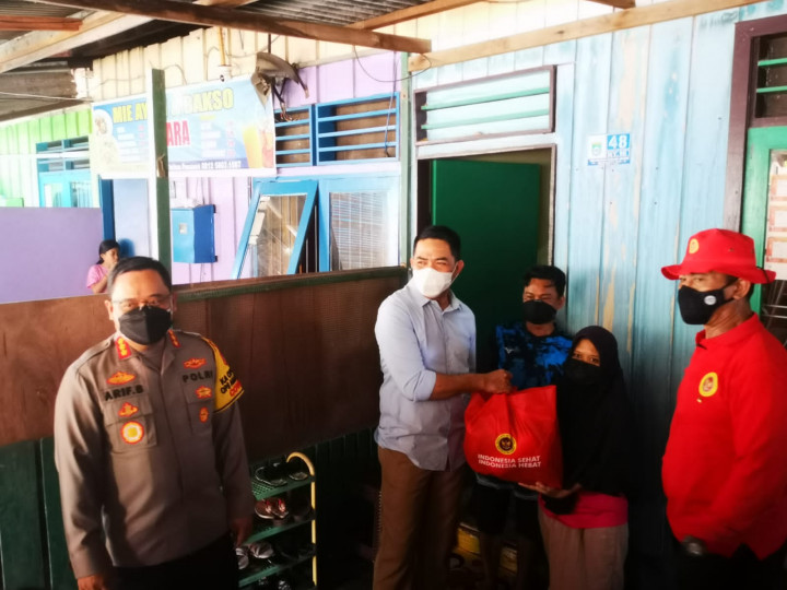 Minggu, 18 Juli 2021, Giat Vaksinasi Door to Door oleh BIN Kaltim di wilayah Karang Anyar