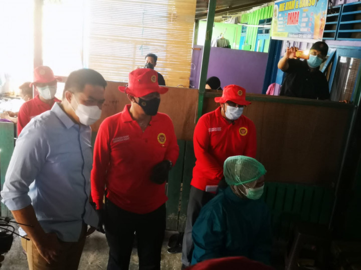 Minggu, 18 Juli 2021, Giat Vaksinasi Door to Door oleh BIN Kaltim di wilayah Karang Anyar