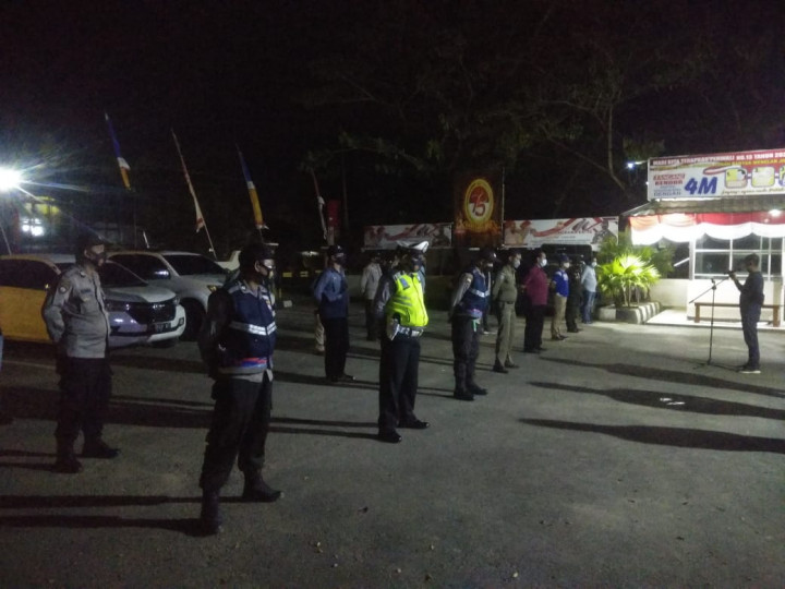 Giat Sabtu, 31 Juli 2021 bersama Satgas Covid-19 Sungai Kunjang melakukan penertiban PPKM di wilayah Sungai Kunjang