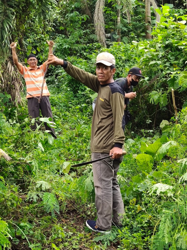 Minggu, 26 Desember 2021, Kerja Bakti di Taman Lalu Lintas Letj. MT. Haryono
