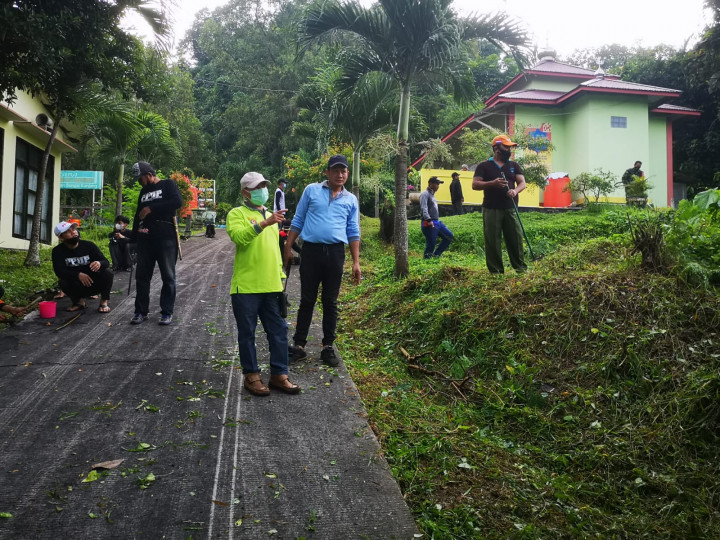 Minggu, 26 Desember 2021, Kerja Bakti di Taman Lalu Lintas Letj. MT. Haryono