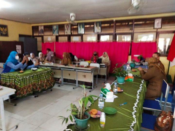Senin, 03 Januari 2022 kunjungan ke TK Tunas Rimba dalam rangka persiapan sekolah sehat