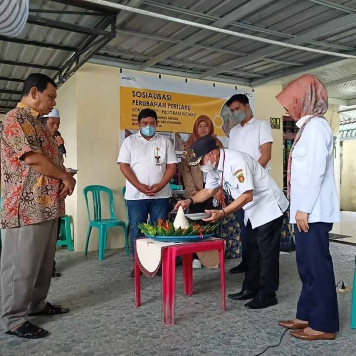 Rabu, 26 Januari 2022, peresmian Kampung Asri di Jalan Kahoi RT. 030