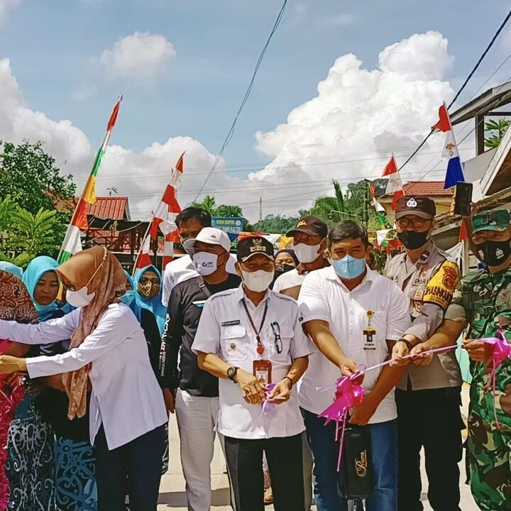 Rabu, 26 Januari 2022, peresmian Kampung Asri di Jalan Kahoi RT. 030