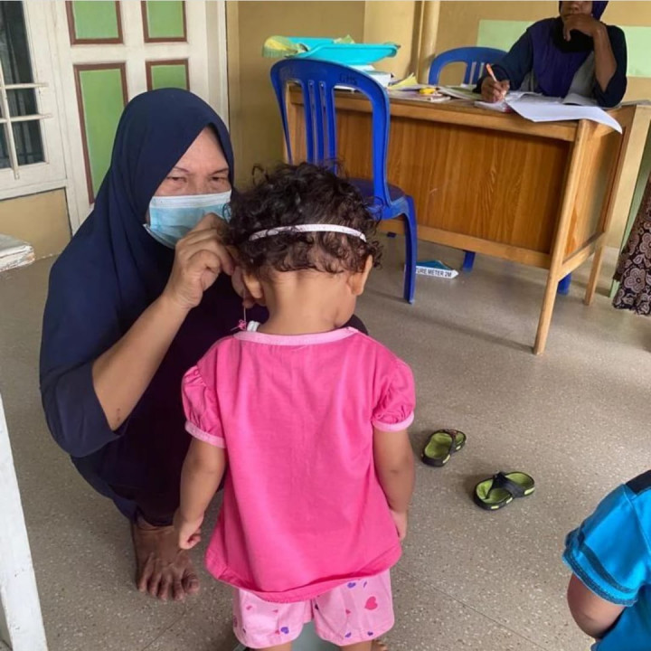 16 Maret 2022, Monitoring Kasie Kesra beserta Staf pada kegiatan Posyandu di Posyandu Tirta Melati Jl. Cendana Gg.6 RT.008