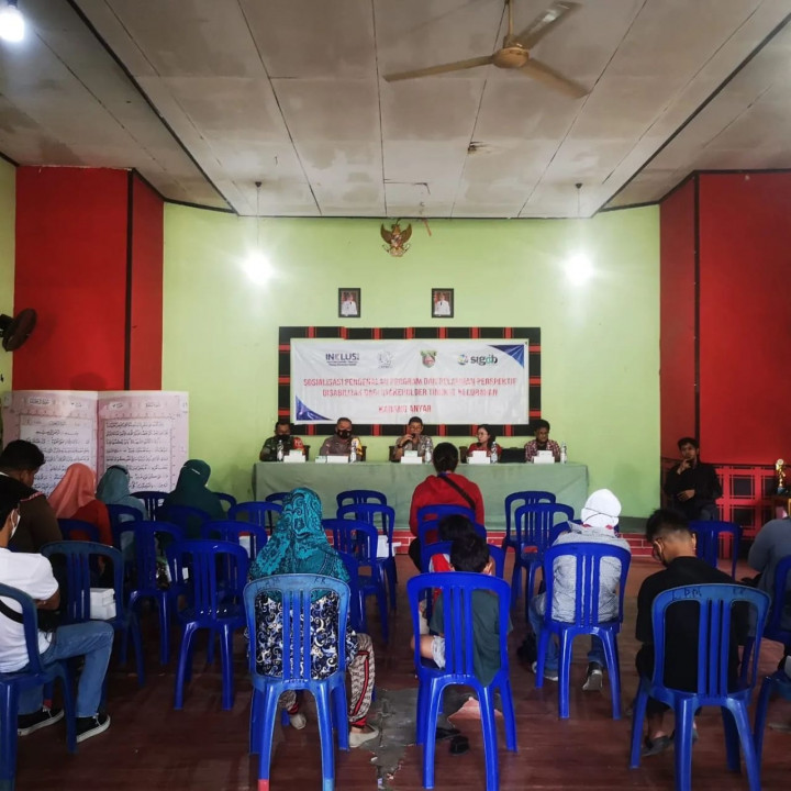 Jumat, 08 Juli 2022 : Sosialisasi pengenalan program dan pelatihan perspektif Disabilitas bagi stakeholder di Kelurahan Karang Anyar