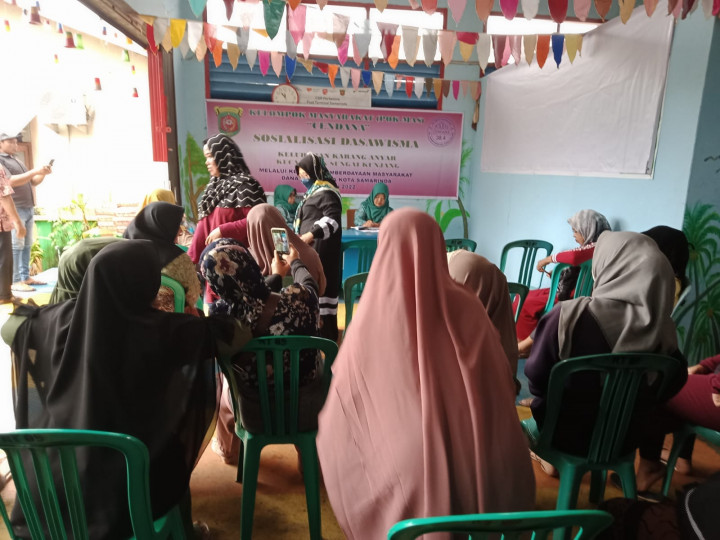 17 Juli 2022, #Probebaya Sosialisasi dasawisma di jl.cendana gg.11 di gedung bank ramli. (2sesi) 1.RT . 09,10 , 12 2.RT . 07 & 08