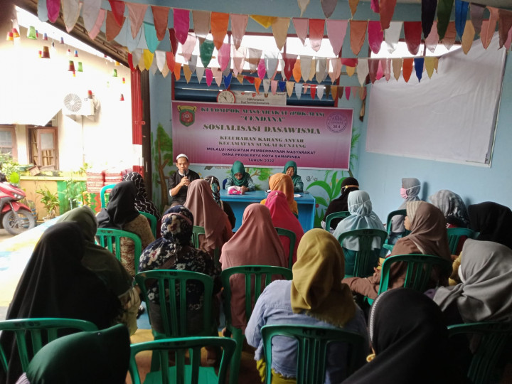 17 Juli 2022, #Probebaya Sosialisasi dasawisma di jl.cendana gg.11 di gedung bank ramli. (2sesi) 1.RT . 09,10 , 12 2.RT . 07 & 08