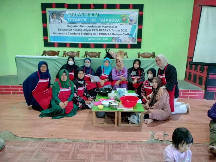 19 Juli 2022, #Probebaya Pelatihan hari ke 2 Otomotif ,Las,Tata boga  kegiatan Pemberdayaan Masyarakat  kel. Karang anyar  PRO BEBAYA thn 2022  kerja sama Cendana Training dan Pokmas kelapa gading. L