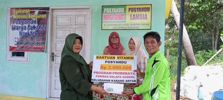 19 Juli 2022, #Probebaya pemberian bantuan Vitamin ke Posyandu di RT.001, 002,010, 011, 013, 014, 036, 037, 038