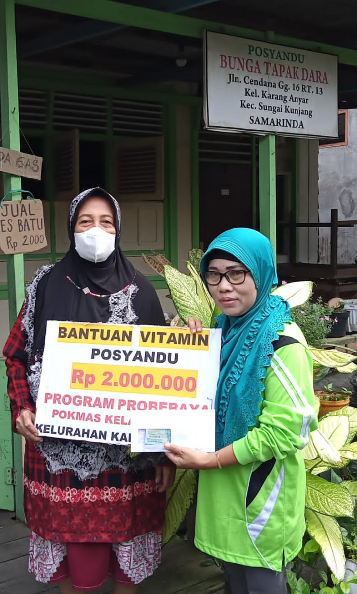 19 Juli 2022, #Probebaya pemberian bantuan Vitamin ke Posyandu di RT.001, 002,010, 011, 013, 014, 036, 037, 038