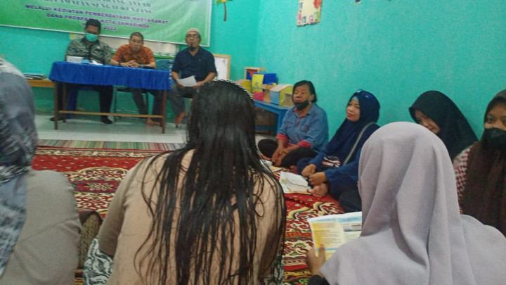 28 Juli 2022, #Probebaya Sosialisasi edukasi KB oleh bidan Rossi dari  pkm Wonorejo sbgai Nara sumber