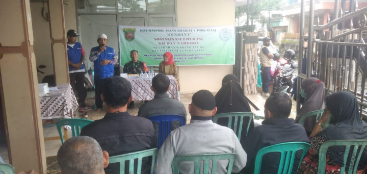 31 Juli 2022, #Probebaya Sosialisasi edukasi KB dan Narkoba dipokmas Cendana RT 06 kelurahan karang anyar