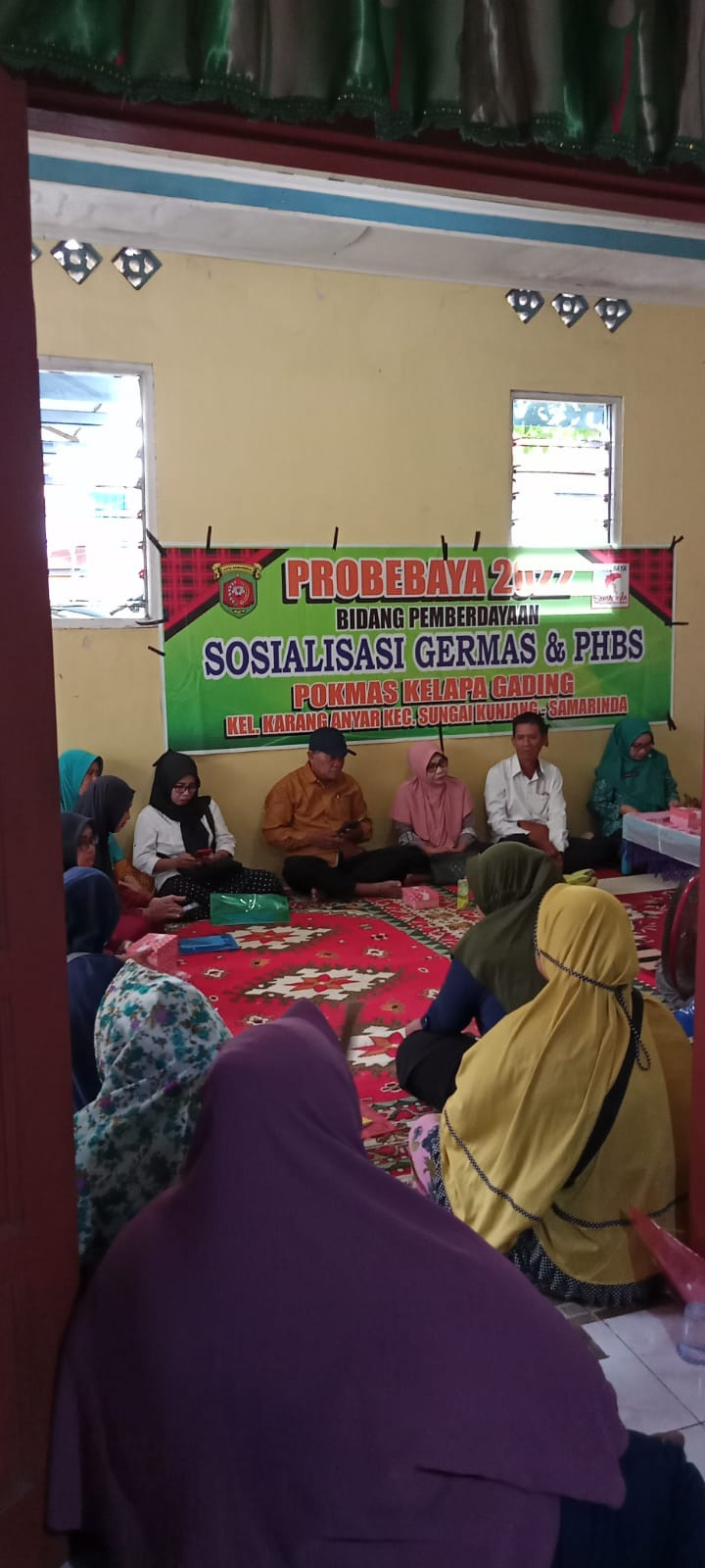 01 Agustus 2022, #Probebaya Kegiatan  Pemberdayaan  masyarakat sosialisasi KB, Narkoba , Dasawisma RT 11 pokmas Kelapa Gading Karang Anyar