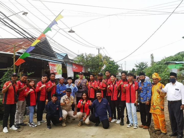 17 agustus 2022...  Apel peringatan hari kemerdekaan Republik Indonesia ke 77 bersama warga kelapa gading Kel. Karang Anyar