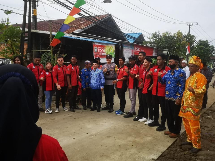 17 agustus 2022...  Apel peringatan hari kemerdekaan Republik Indonesia ke 77 bersama warga kelapa gading Kel. Karang Anyar
