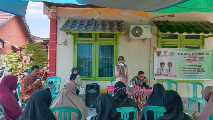 Sabtu, 17 September #Probebaya  Pokmas Kahoi Bersatu .Acara Sosialisasi KB Narkoba PHBS Germas dan  Dasawisma.