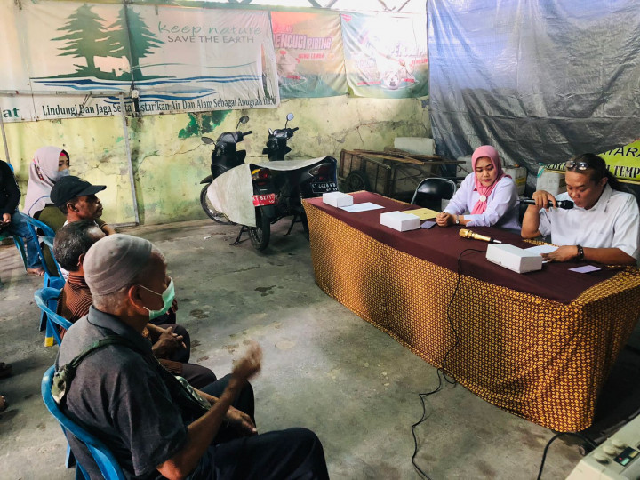 Rabu, 21 September 2022, Pengukuhan pengurus Kelompok Difabel Kelurahan Karang Anyar