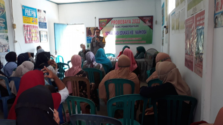 Jumat, 23 September 2022, #Probebaya kegiatan Sosialisasi Germas, Narkoba, PHBS di Pokmas Meranti