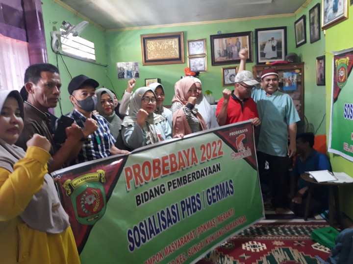 Jumat, 23 September 2022, #Probebaya kegiatan Sosialisasi Germas, Narkoba, PHBS di Pokmas Meranti