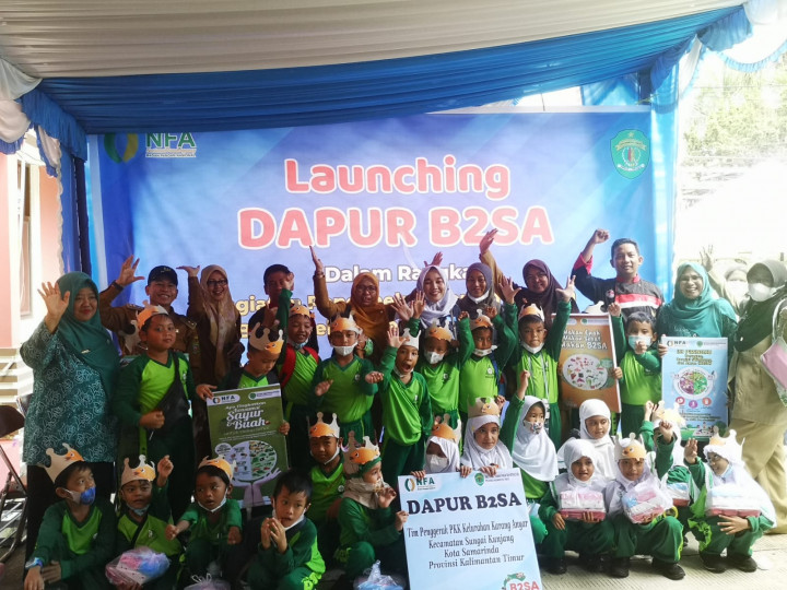 04 Oktober 2022, Launching program B2SA di Kantor Dinas Pangan Dan Holtikultura Kaltim yg dihadiri Lurah, Ketua PKK, Anggota PKK, Kader Posyandu dan Anak-anak SDN 021 Karang Anyar