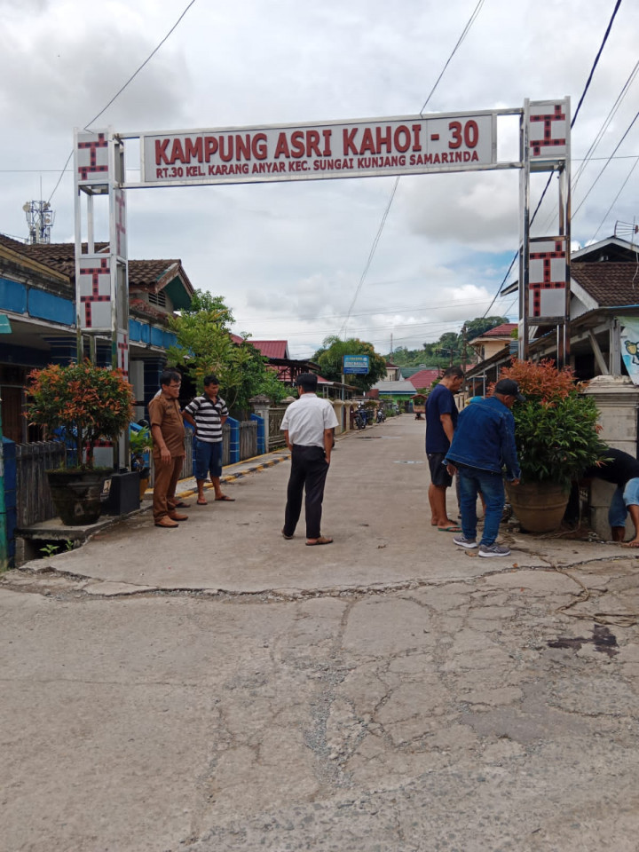 10 Oktober 2022, persiapan untuk mengikuti Lomba PHBS tk. Kota Samarinda di Jalan Kahoi RT.030