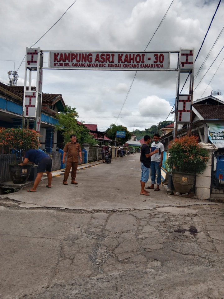 10 Oktober 2022, persiapan untuk mengikuti Lomba PHBS tk. Kota Samarinda di Jalan Kahoi RT.030