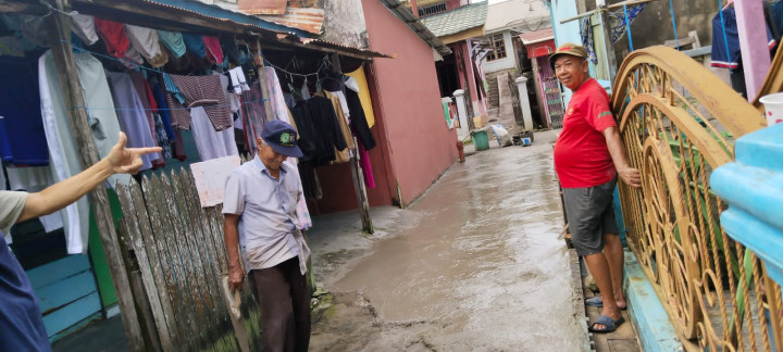 20 November 2022, kegiatan pengecoran Gang di RT.010 Jalan Cendana oleh Pokmas Cendana