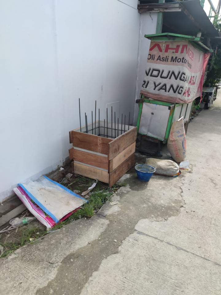 Senin, 28 November 2022 Kegiatan Probebaya bidang Sapras yaitu Pembuatan gapura gg. 7 jalan ulin rt 26