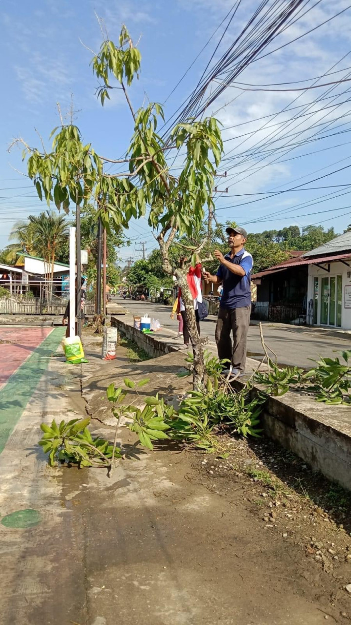 Senin, 20 Februari 2023, Persiapan acara MTQ ke 25 di Kelurahan Karang Anyar