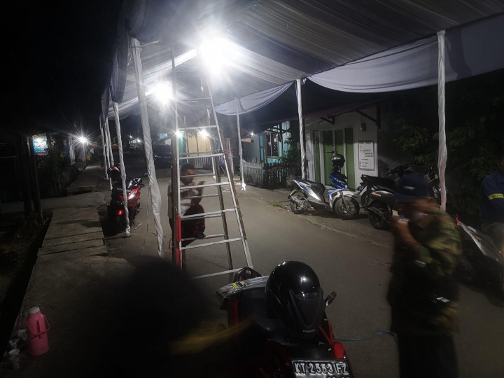 Senin, 20 Februari 2023, Persiapan acara MTQ ke 25 di Kelurahan Karang Anyar