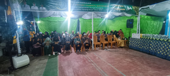 Rabu, 01 Maret 2023, Penutupan MTQ ke 25 Kecamatan Sungai Kunjang di Area Lapangan Olahraga, Jl. Meranti RT.016 Kel. Karang Anyar.