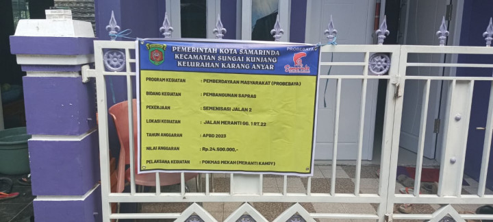 Selasa, 06 Juni 2023 kegiatan monitoring Semenisasi di wilayah RT. 18 dan RT. 22 (perbatasan wilayah)